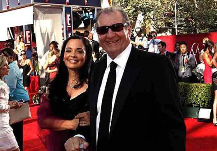 Catherine Rusoff attending award function with her husband Ed O'Neill.